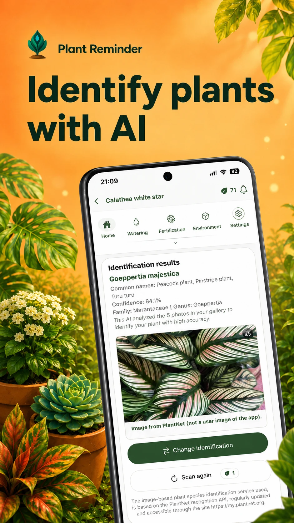 Plant Reminder & Identifier screenshot